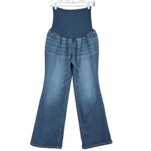 Indigo Blue Secret Fit Belly Maternity‎ Jeans Women PL Cotton Blend Blue